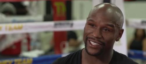 Floyd Mayweather targets a second bout with Manny Pacquiao – image credit - ESPN / YouTube