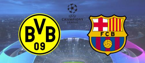 Dortmund x Barcelona terá transmissão ao vivo na TNT. (Fotomontagem)