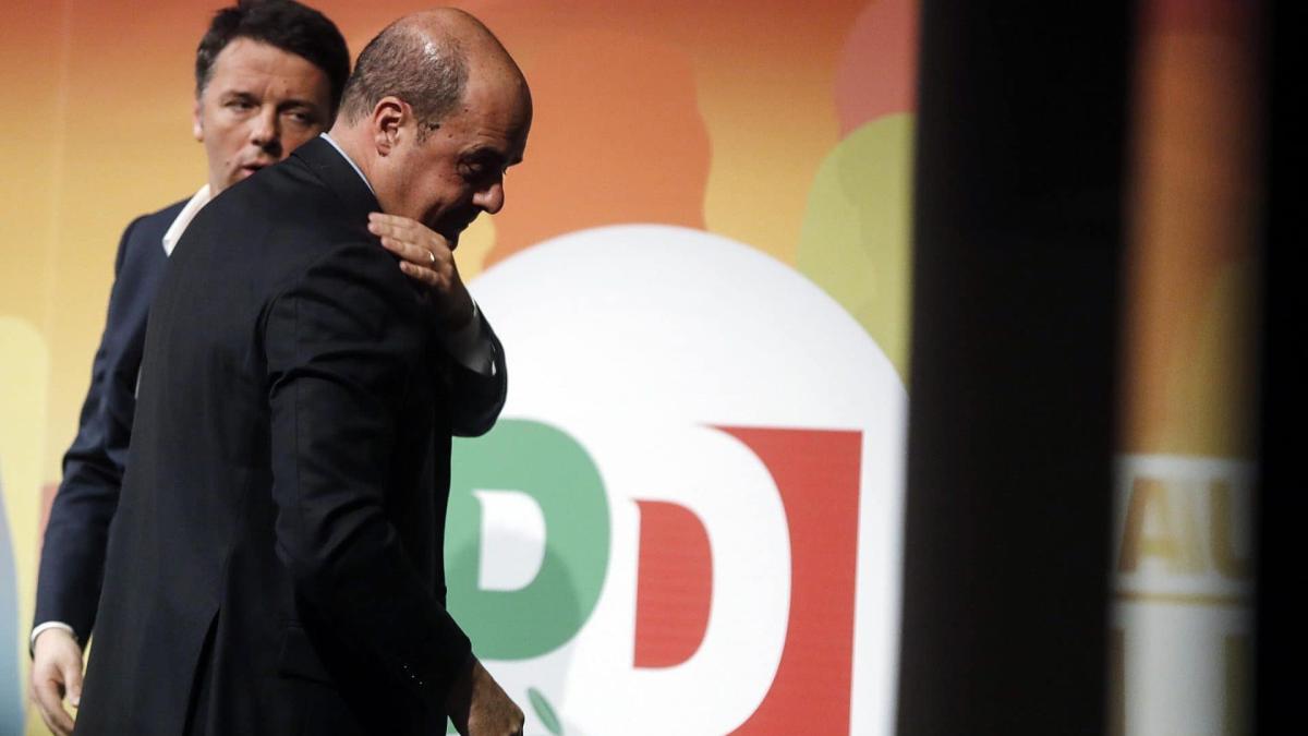 Risultati immagini per renzi e zingaretti