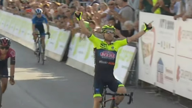 Giovanni Visconti: vittoria dal sapore azzurro nella tappa di Pontedera al Giro di Toscana
