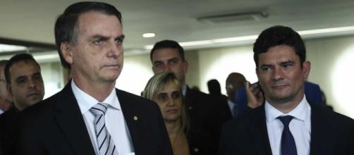 Bolsonaro chama Moro para encontro fora da agenda. (Arquivo Blasting News)