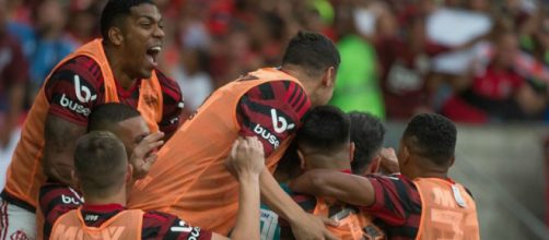Flamengo venceu o Palmeiras por 3 a 0. (Reprodução/Instagram/@flamengo)