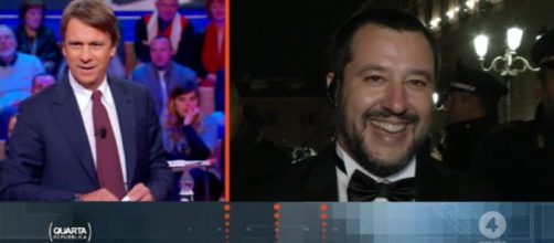 Matteo Salvini ospite di Nicola Porro a Quarta Repubblica
