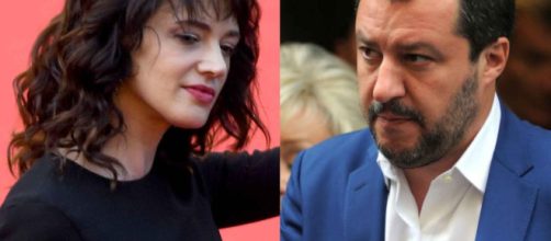 Asia Argento e Matteo Salvini: è scontro a Live-Non è la D'Urso