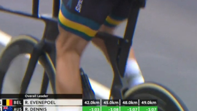 La bici BMC con cui Rohan Dennis ha vinto i mondiali di ciclismo a cronometro.