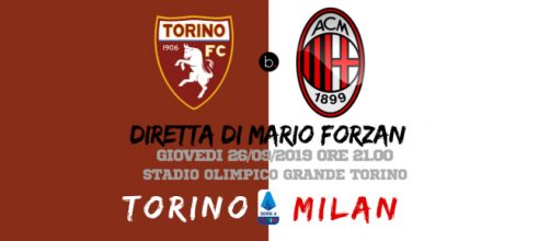 Serie A: La quinta giornata si chiude con Torino - Milan alle ore 21, Stadio Olimpico Grande Torino