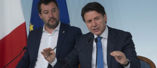 Matteo Salvini e Giuseppe Conte.