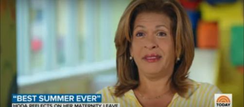 Hoda Kotb feels more complete and ready than ever to be back to work on "Today" and be the best mom to her girls. [Image source: TODAY-YouTube]