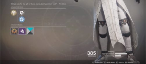 The Warlock Exotic leg armor and the Titan ability have been nerfed according to PAX attendees. [Image source: Ehroar/YouTube]