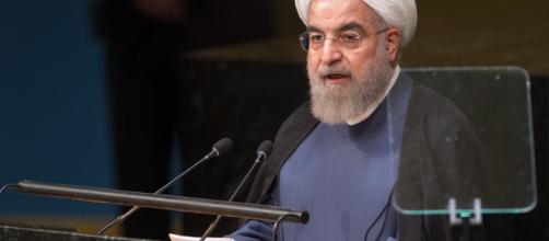 Iran President Hassan Rouhani demands 15 billion dollars for future oil purchases. (Image credit: United Nations/Flickr)
