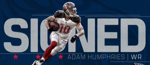 Adam Humphries signs with the Titans, Twitter, official Tennessee Titans account