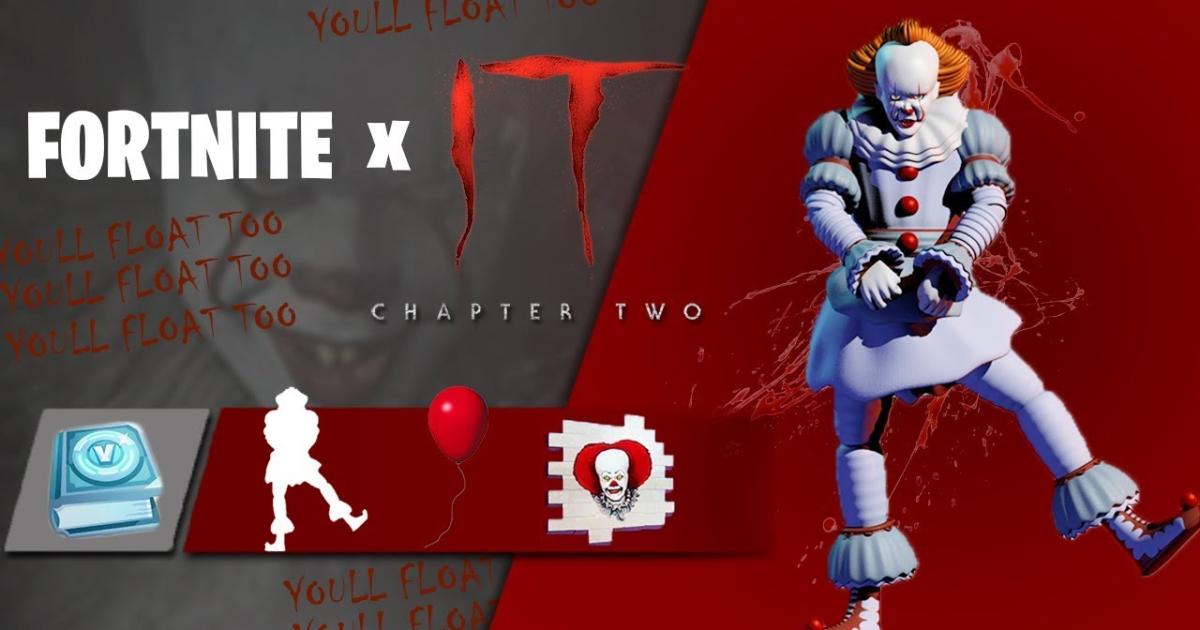 Did They Release Pennywise On Fortnite The First Teaser For The Fortnite It Collaboration Has Appeared In The Game