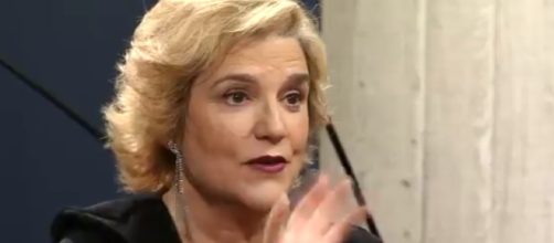 Pilar Rahola, durante su entrevista en 'El Diván'. / TV3