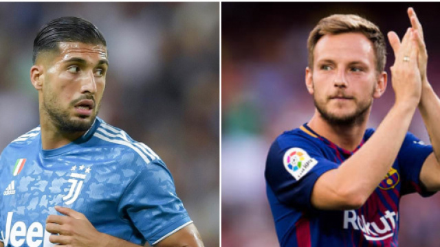 Emre Can e Ivan Rakitic (Foto: dailymail.co.uk; dailystar.co.uk)