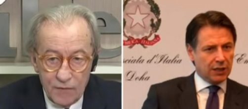 Le nuove accuse di Vittorio Feltri a Giuseppe Conte