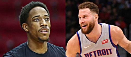 DeMar DeRozan and Blake Griffin are possible trade targets for the Blazers. [Image Source: SmashDown Sports/Flickr]