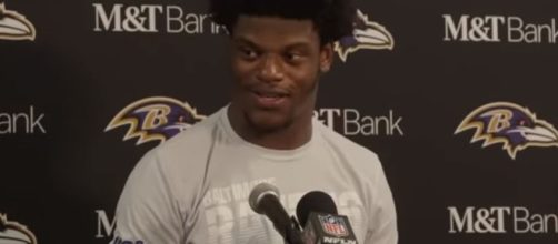 Ravens' Lamar Jackson gives credit to entire offense in blowout - Image credit Baltimore Ravens / YouTube