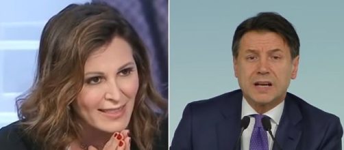 Daniela Santanché e Giuseppe Conte.