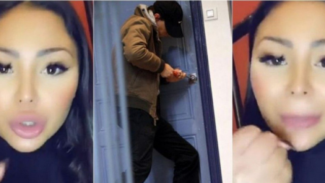 Après Carla et Kevin, c'est Maeva Ghennam qui a été cambriolée. Elle insulte et menace les voleurs ! ®Snapchat : Maeva Ghennam.