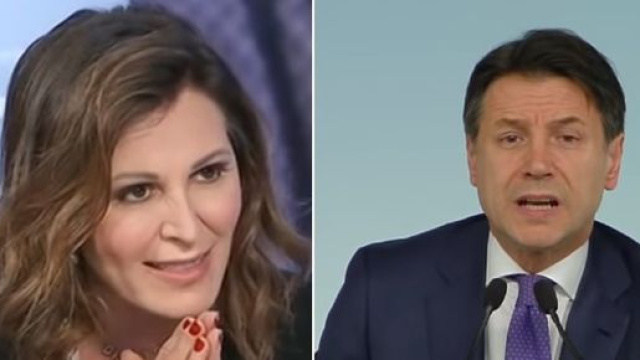 Daniela Santanché e Giuseppe Conte.
