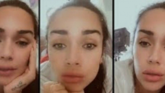 Jazz frappe son mari Laurent dans une vid&eacute;o et choque les fans. Aujourd'hui, elle explique enfin son geste. &reg;Snapchat : Jazz Correia.