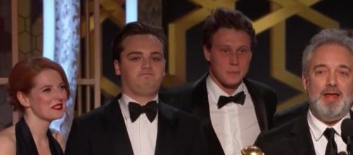 Sam Mendes won best picture - drama at the 77th Golden Globe Wards. [Image via Youtube screenshot/NBC]