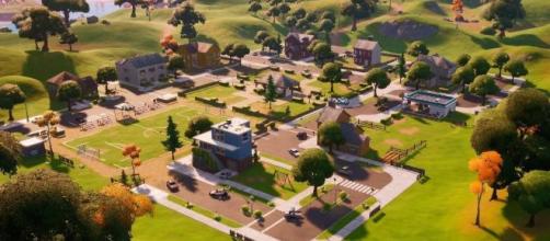 Fortnite Pleasant Park Screenshots Pleasant Park Is Slowly Being Destroyed Could Soon Be Removed From The Fortnite Island