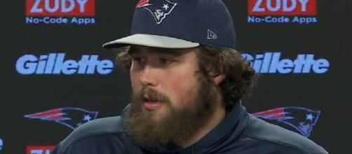 Andrews missed last season due to blood clots in his lungs. [Image Source: New England Patriots/YouTube]