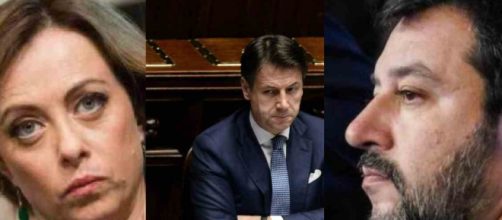 Gregoretti: Giorgia Meloni accusa Conte e difende Salvini
