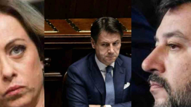 Gregoretti: Giorgia Meloni accusa Conte e difende Salvini