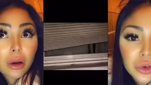 Maeva Ghennam accus&eacute;e d'avoir invent&eacute; un cambriolage pour partir &agrave; Duba&iuml;, elle balance les preuves. &reg;Snapchat : Maeva Ghennam