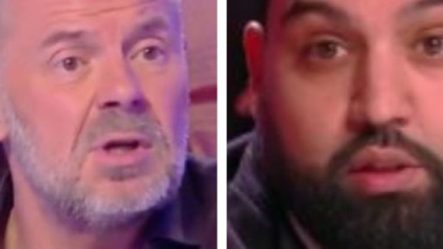 Naulleau et Belattar en clash sur les réseaux. Credit: Capture d'écran/C8