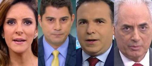 Farão parte da CNN os jornalistas: Monalisa Perrone, Evaristo Costa, Reinaldo Gottino e William Waack. (Arquivo Blasting News)