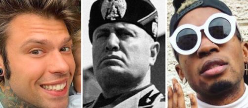 Fedez, Mussolini e Bello FiGo.