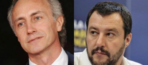 Marco Travaglio e Matteo Salvini