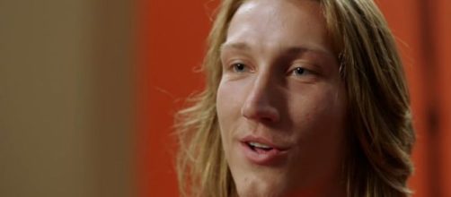 Trevor Lawrence sends an emotional message to Chase Brice as he leaves Clemson Tigers. Image credit:ESPN Collage Football/Youtube screenshot