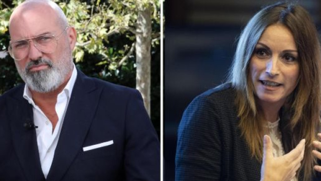 I candidati principali Bonaccini e Borgonzoni