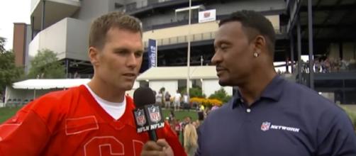 Brady and McGinest were teammates for 12 seasons. [Image Source: NFL Media Originals/YouTube]