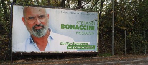 Il candidato del centrosinistra Stefano Bonaccini.