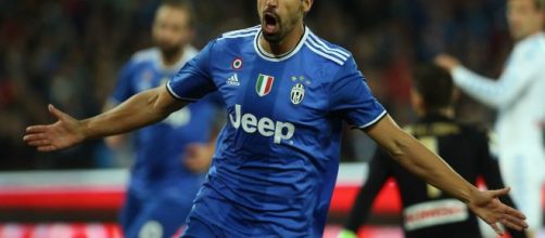 Sami Khedira, centrocampista della Juventus.