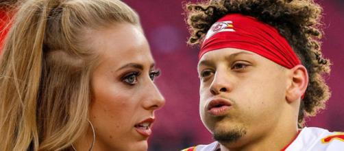 Brittany Matthews has become a target because of her relationship with Patrick Mahomes [Image via The Fumble/YouTube]
