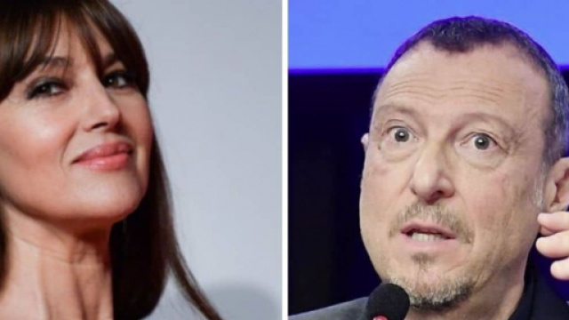 Sanremo, Monica Bellucci dà forfait, Michelle Hunziker su Amadeus: 'Parole come macigni'.