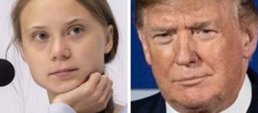 Greta Thunberg et Donald Trump ont échangé leurs idées contraires à Davos. Credit: Instagram/gretathunberg/realdonaldtrump