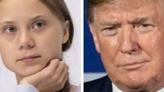Greta Thunberg et Donald Trump ont échangé leurs idées contraires à Davos. Credit: Instagram/gretathunberg/realdonaldtrump