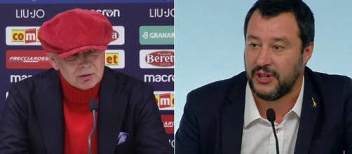 Sinisa MIhajlovic e Matteo Salvini,