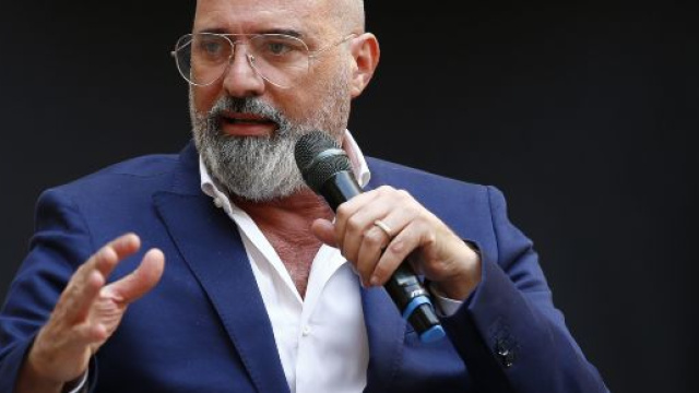 Il candidato del centrosinistra Stefano Bonaccini