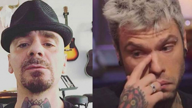 J-Ax a sinistra, Fedez a destra.