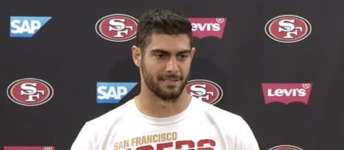 Garoppolo led the 49ers to a 13-3 record this season (Image Credit: San Francisco 49ers/YouTube)