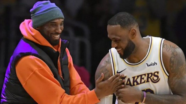 LeBron d&eacute;passe Kobe (Credit : Instagram/Kobebryant)