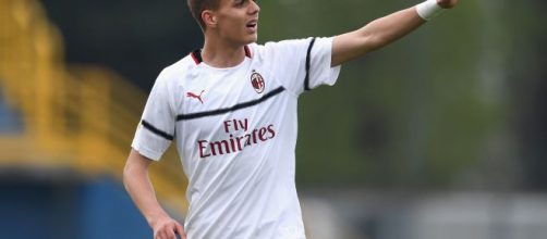 Daniel Maldini, autore della doppietta contro il Venezia.